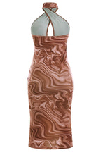 Load image into Gallery viewer, Halter Dress with Split
